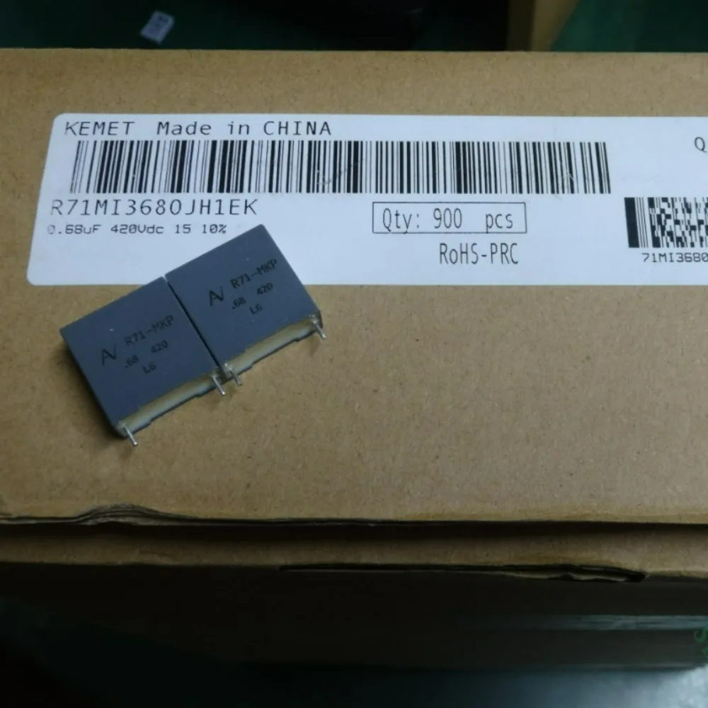 10pcs/lot AV R71 MKP 0.68uf 420V 680nf u68 684K brand new 15mm film capacitor R71MI3680JH1EK