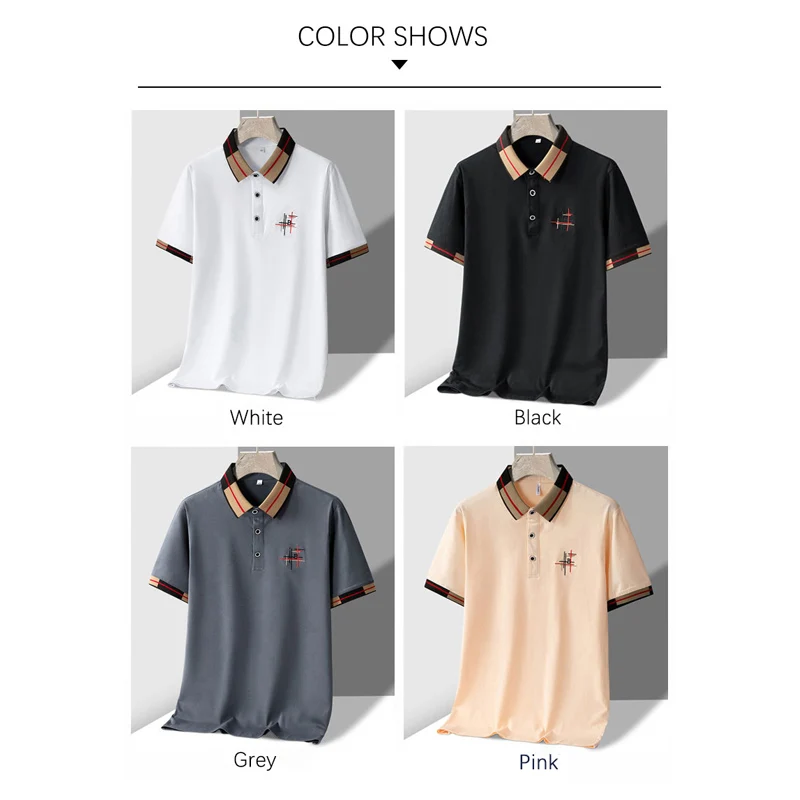 TFETTERS 2026 Summer New Poloshirts Heren Shorts Polo Soft Golf Sport Breathable Mens Designer Clothes Magliette Uomo