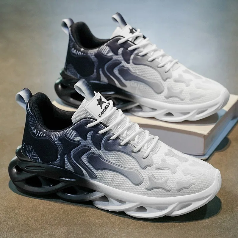 남성용 러닝화 2025 가을 신상 트렌디 스니커즈 일상 여행 거리 산책 캐주얼 스니커즈 편안한 테니스화
