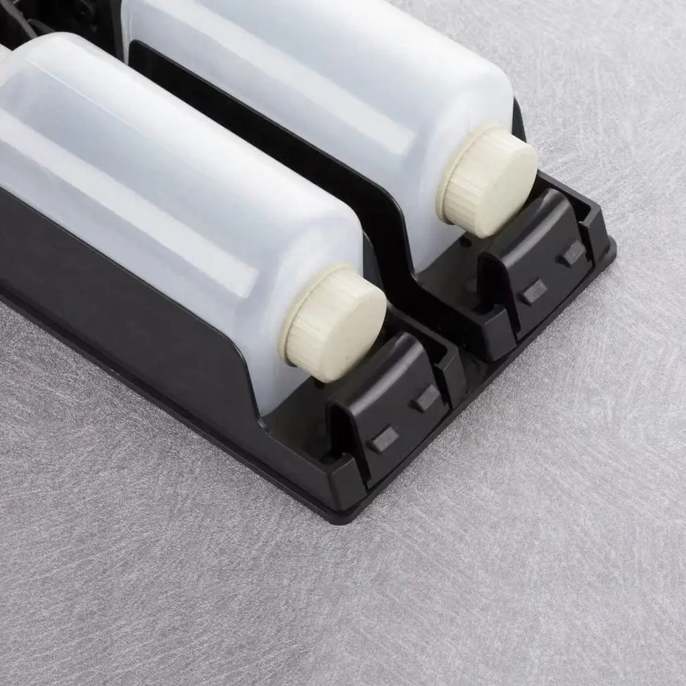 Manual Press Wall Mounted Soap Dispenser Refillable Lock Lotion Soap Container Easy To Install Space Saving