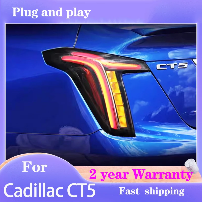 

Стайлинг для Cadillac CT5: задние фонари 2018-2022, задние ходовые огни, противотуманные фары, стоп-сигналы, фонари заднего хода, указатели поворота