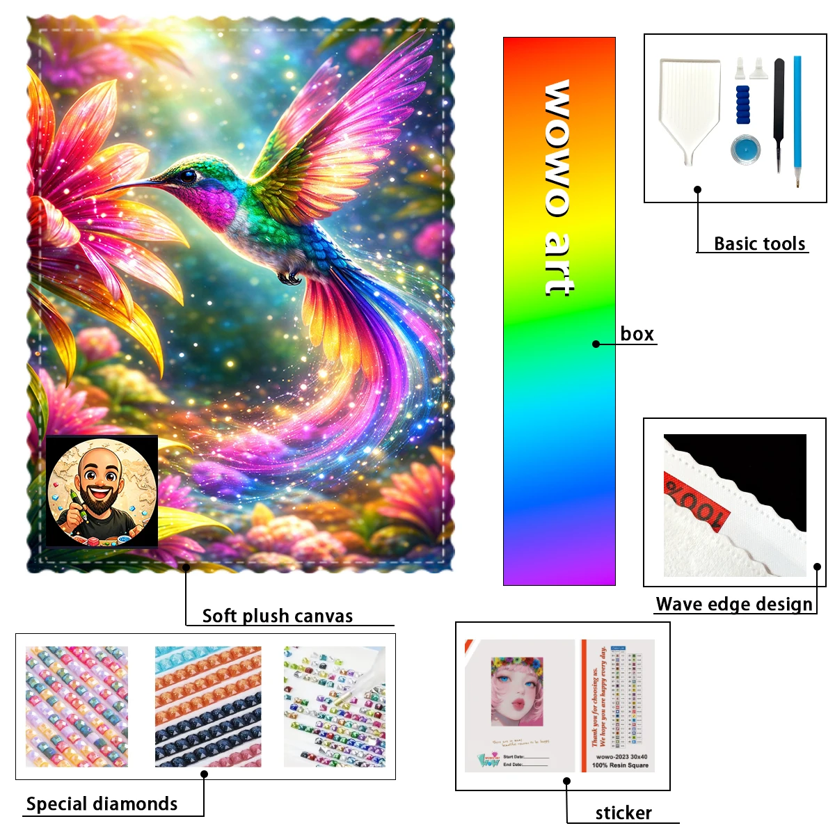 【davicillo91-diamond-art】colores-de-animales-120-colores-resin-fd-ab-cr-mt-are-dazzlingly-intertwined-with-flocking