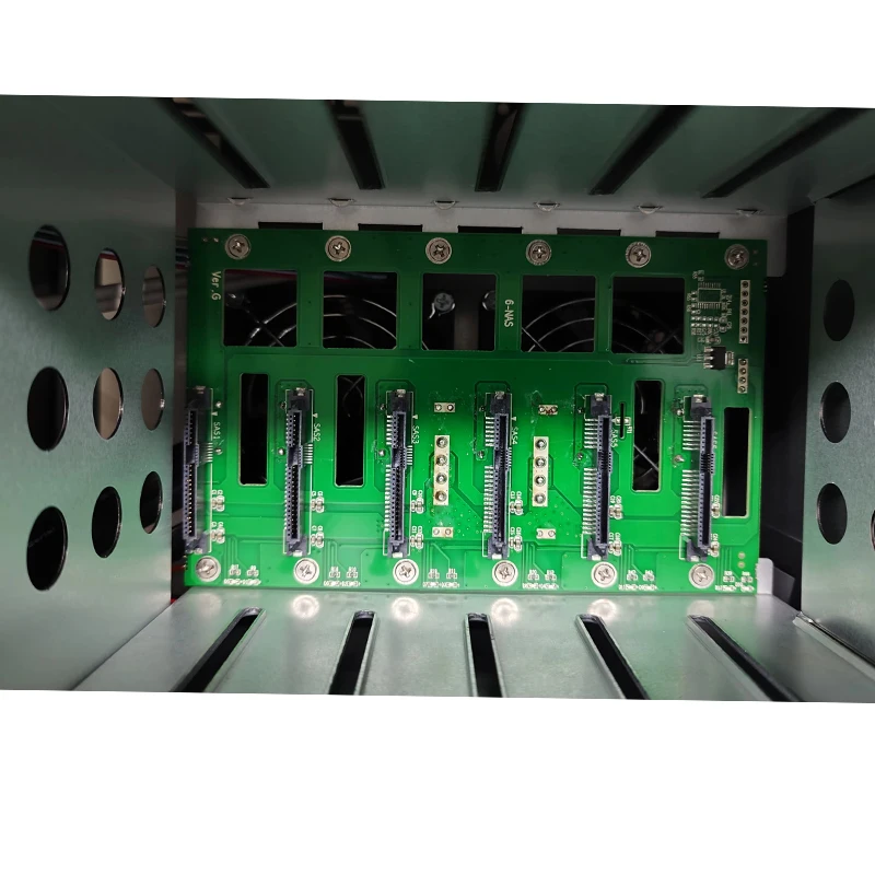 6 Bays Hdd 6Gb Sata Backplane Voor Onze 6 Bays Nas Case