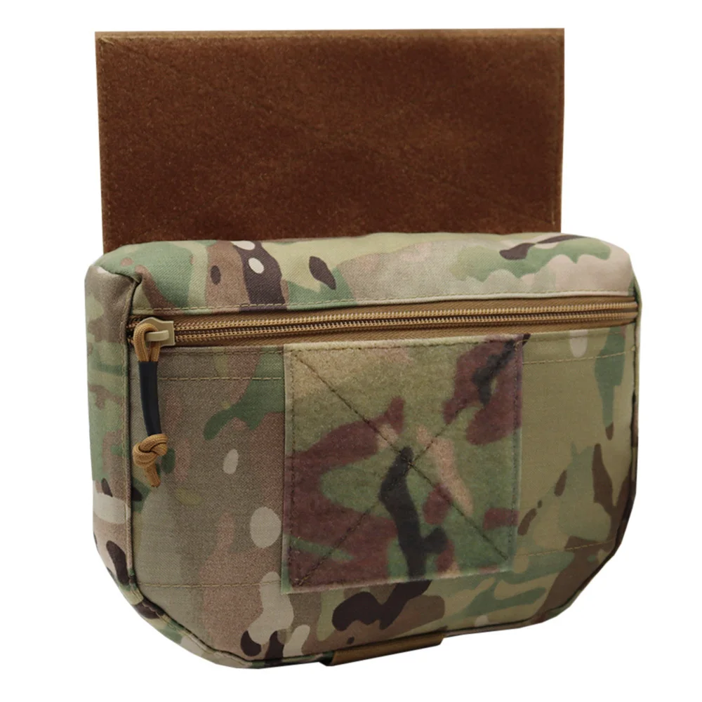 Tactical Vest Drop Dump Pouch JPC FCPC Vest Chest Rig Belly Bag Fanny Pack Hunting Airsoft Vest Accessory Bag