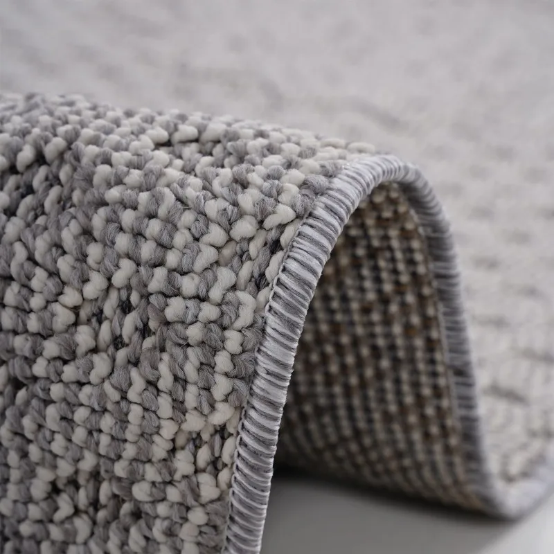 NAAR Guros コレクション 8X10 ホワイト / アイボリー / メダリオン 屋内 / 屋外エリアラグ