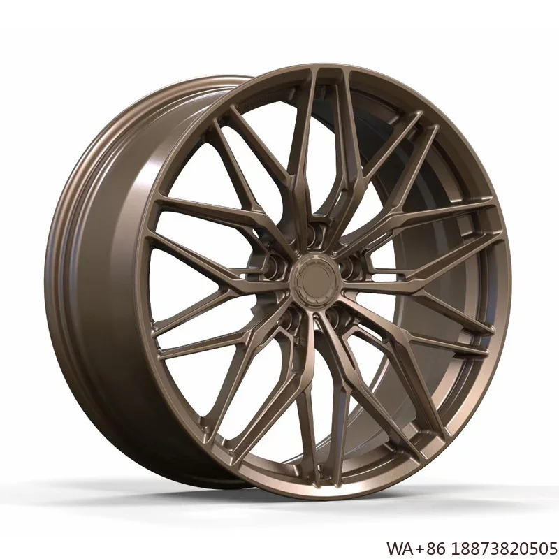 

Custom Matte Black Y Staggered 10 Double Spokes 5x120 Gloss Rims 21 Inch Forged Wheels for BMW