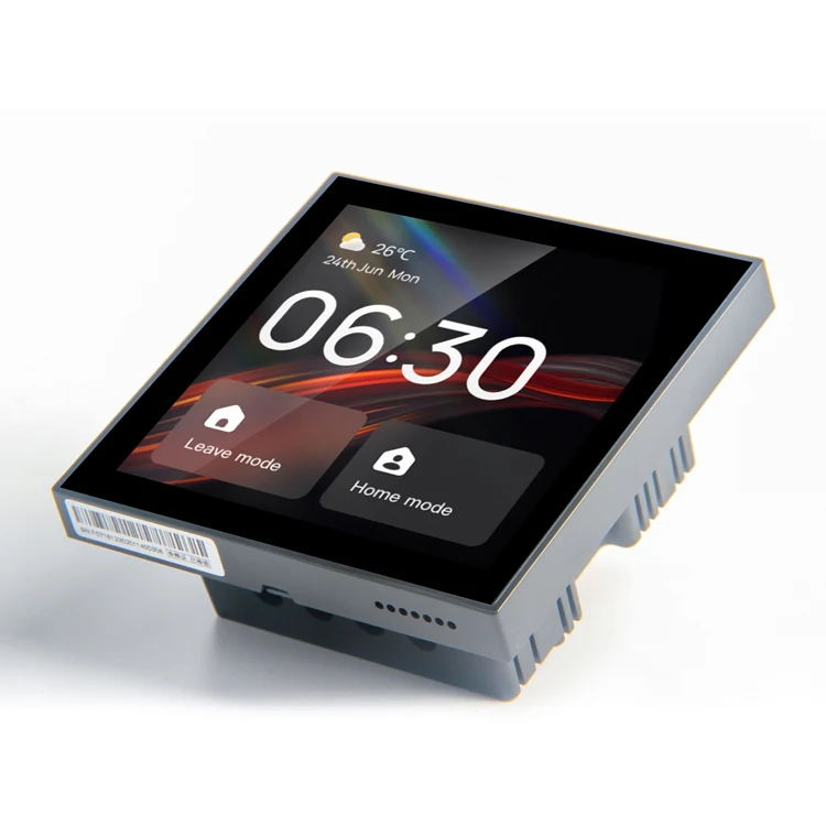 4 Inch Tuya ZigBee  All in One Switch Control Panel Remote Control With LCD Touch Screen for Smart Home