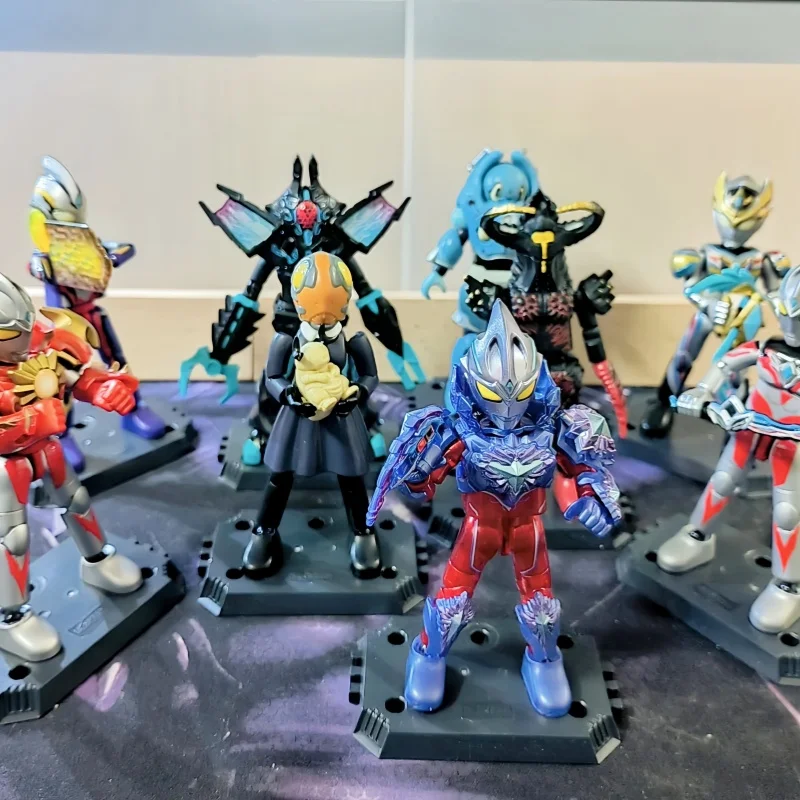 

100%Genuine Blokees Ultraman Star Edition Series 13 Blind Box Action Figures Luminescence Desktop Ornament Collection Toys Gift