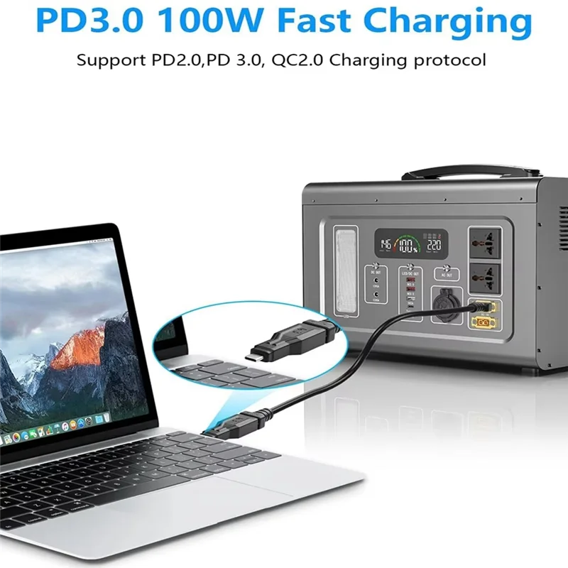 

Усовершенствованный XT28 XT60 Вход C Мужской выход XT60 Мужской разъем Totype-C Для ноутбуков Светодиодный робот-пылесос