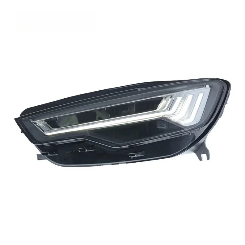 

Suitable For 12-18 Audi A6L Headlight Assembly C7 Modified With New LED Lens Daytime Running Light Flow Steering