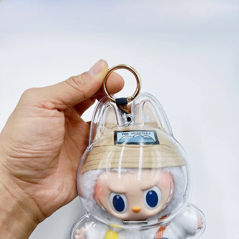

Home Decor Labubu Monster Keychain Pendant Circle Bule Trending Toy Blind Box Series Small Spring Wild Protection Design