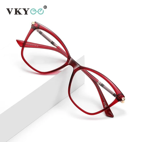Imagen 1 del producto VICKY, gafas de lectura clásicas minimalistas con diseño geométrico, gafas de lectura antiluz azul a la moda, prescripción personalizada disponible LS211