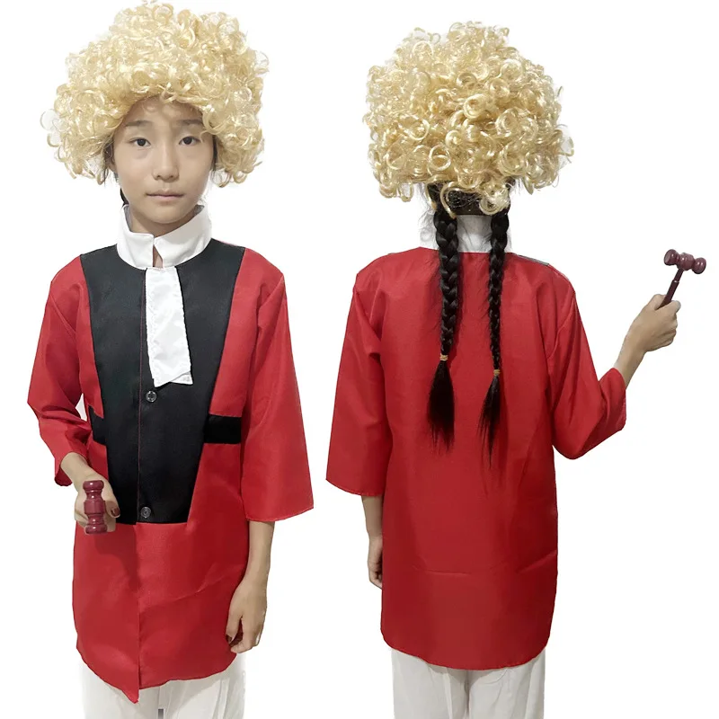 

Children's Jue Performance Costume loween Lawyer Game Clothes Profional Experience Suit Theatrical Ethnic Women's Fas...