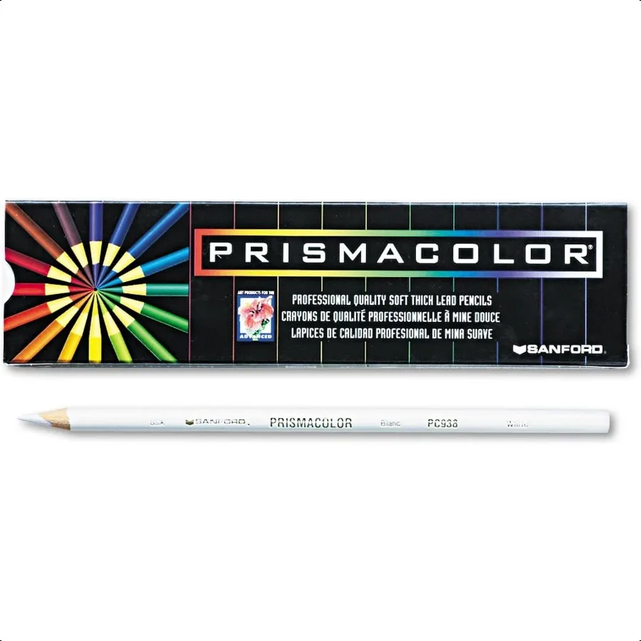 

3365 Premier Colored Pencil White Lead Barrel Dozen