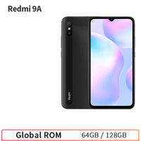 Smartphone Xiaomi Redmi 9A Global Rom 64GB/128GB Cellphone 5000mAh 6.53 inch MTK Helio G25 Octa Core 13MP Smart phone CN Version