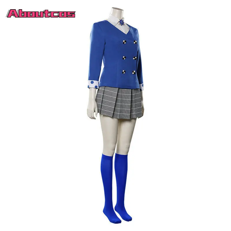 Aboutcos Movie Heathers The Musical-Veronica Sawyer Cosplay Costume Uniform Skirt Outfits Halloween Carnival Costumes