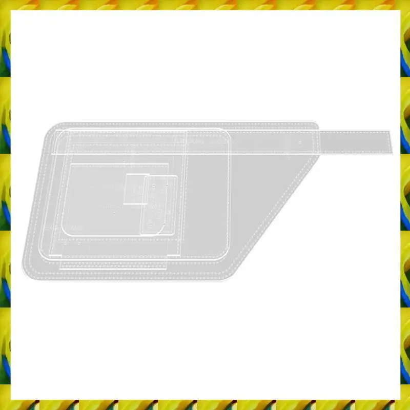 WFF Sling Bag Acrylic Template,Leather Pattern Acrylic Leather Templates For Capacity Crossbody Backpack