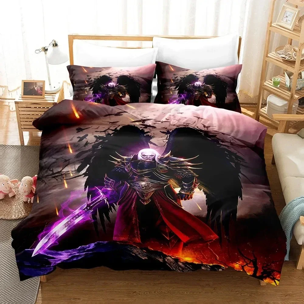 

3D Print Angel Bedding Set Boys Girls Twin Queen Size Duvet Cover Pillowcase Bed Kids Adult Fashion Home Textile Customizable