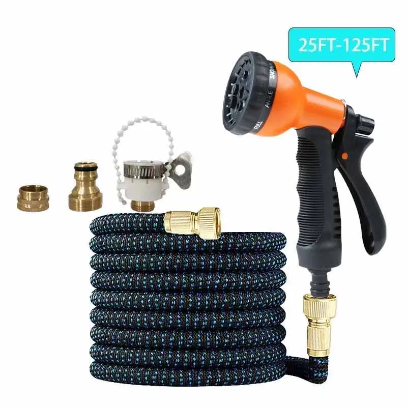 

Expandable Garden Hose+Multifunctional High-Pressure Car Wash Gun - A Practical Tool For Flushing, Cleaning, And Irrigation