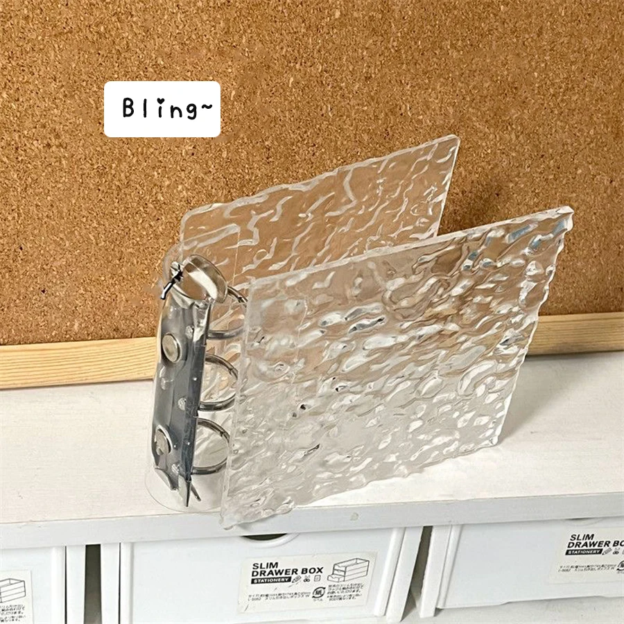 Sharkbang A5/Mini Crystal Binder Kartenbuch, 20 Stück doppelseitige Nachfüllbeutel, Loseblatt-Fotoalbum mit festem Einband, Postkarten-Organizer – Detail 4