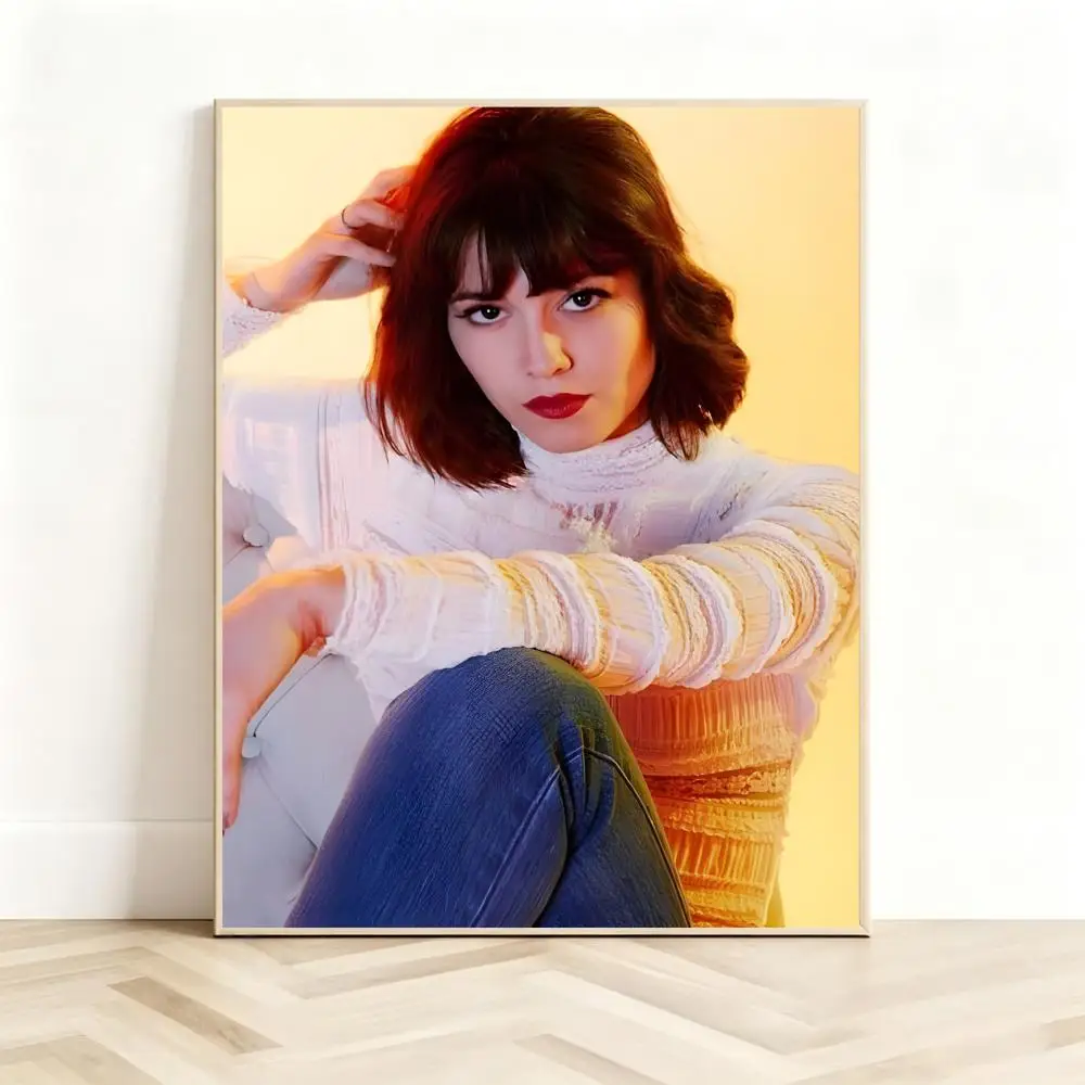 Tough Resilient Celebrity M-Mary Elizabeth Winstead Poster Classic Self-Adhesive PP Wall Sticker for Living Room Bar Decor Gift