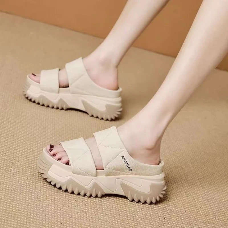 2024The New Women Shoes High Quality Platform Sandals  Fashion Increase Platform Sandals Retro Shoes for Women Zapatos De Mujer