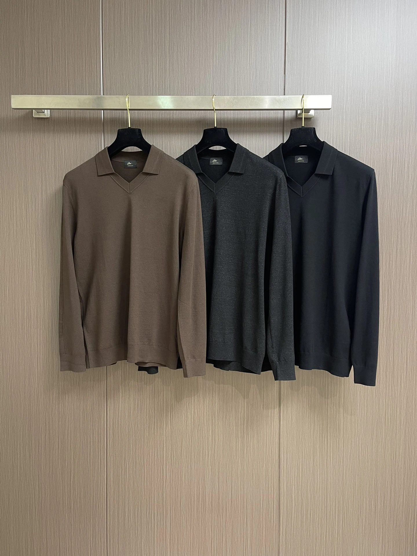 

BLLIYOSS шерстяная рубашка с длинными рукавами и лацканами, мужская, новинка 2025, теплая, удобная, эластичная, на молнии, с вышивкой, высокое качество, размер M-3XL