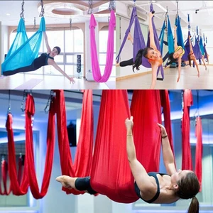 Yoga Swing Hängematte Luft-Anti-Gravitation, Schlinge Trapez, Luftseide, Fitnessakrobität, Umkehrung 12 Hauptverkauf Trapez - №9