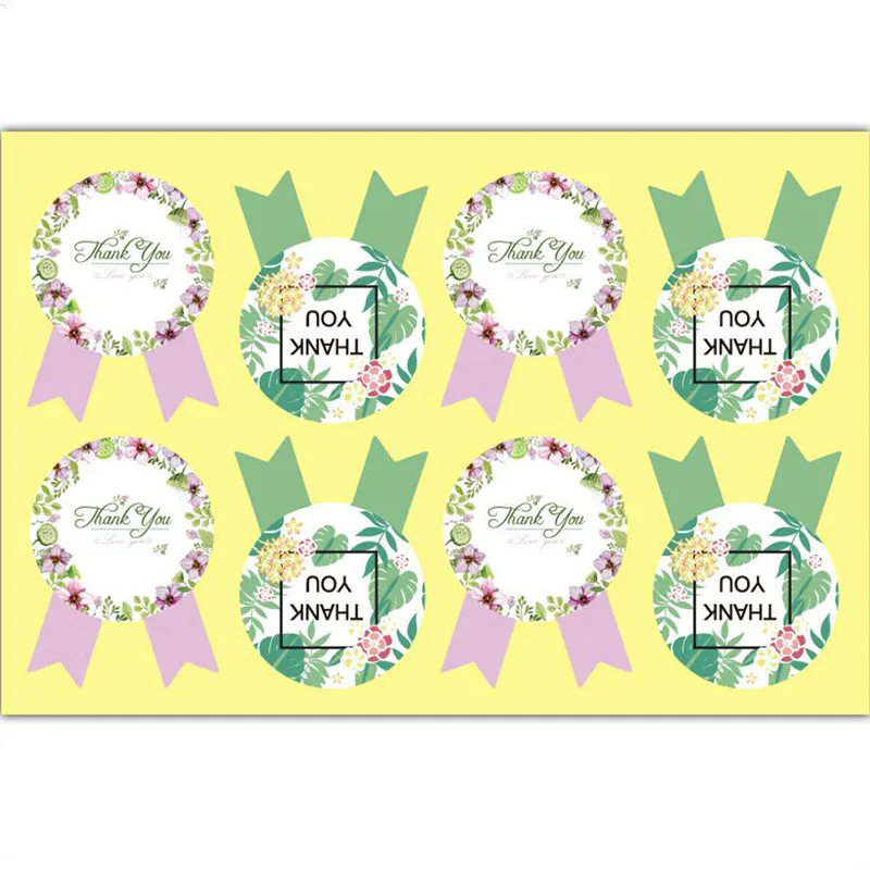 80pcs DIY Multifunctional Medal Shape Seal Sticker 