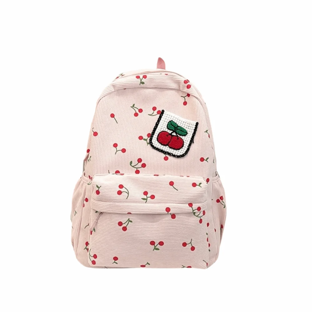 

New Canvas Girls Backpack Versatile Large Capacity Students Schoolbag Lightweight College Backpack For High School Students