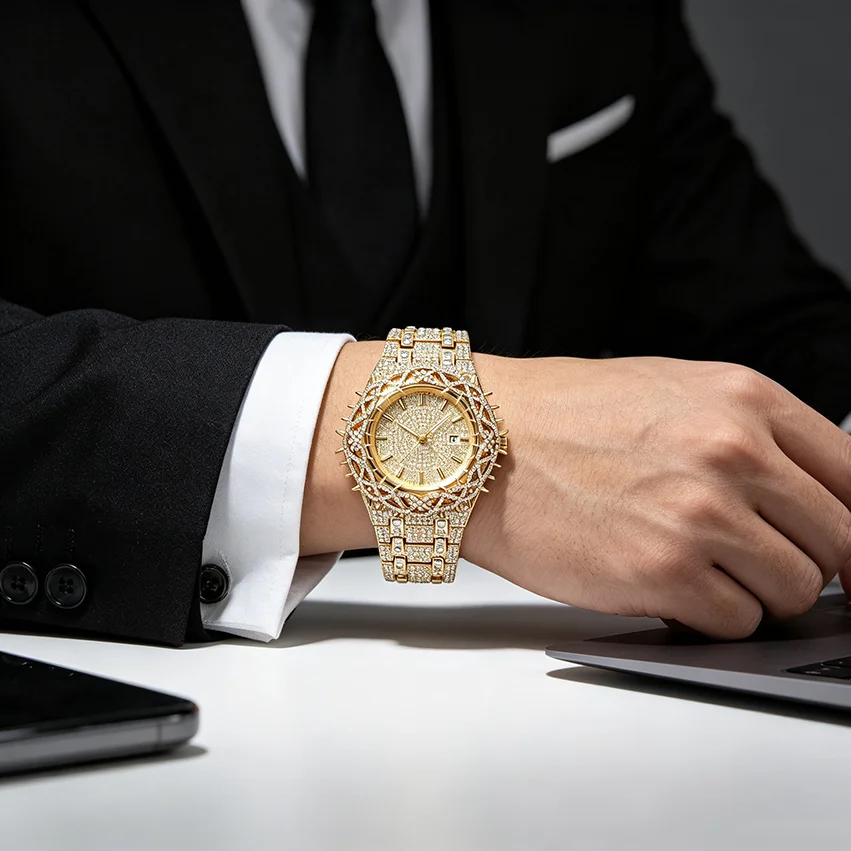 남성용 고급 패션 다이아몬드 시계, 최고급 브랜드, 화 - Luxury Watch Iceberg 리뷰 및 가격