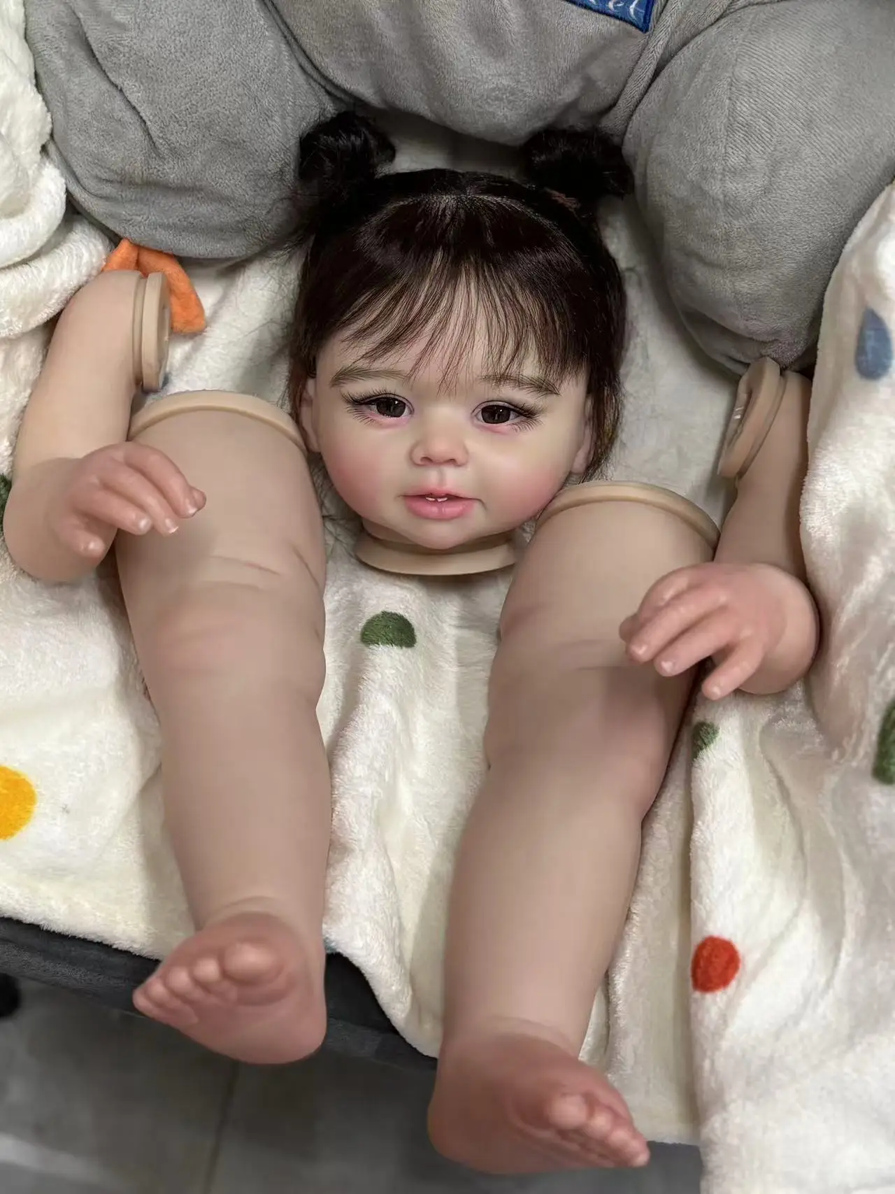 DLS Customized Limited Supply 28''Reborn Baby Bonnie 2Versions Painted Kit/Finished Doll Christmas Gift