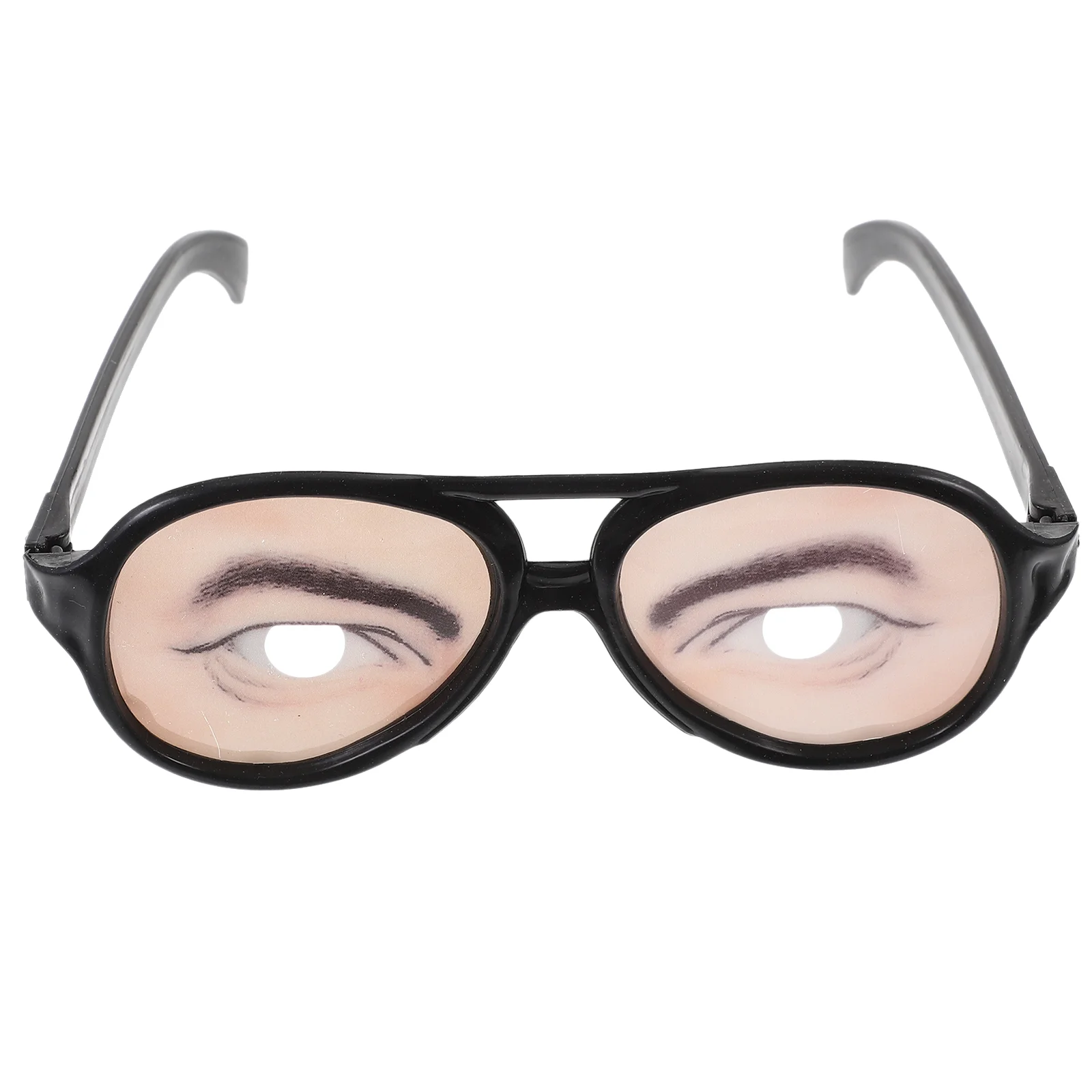 

Funny Eye Glasses Men Novelty with Eyes Costume Props Halloween Decoration Prank Trick