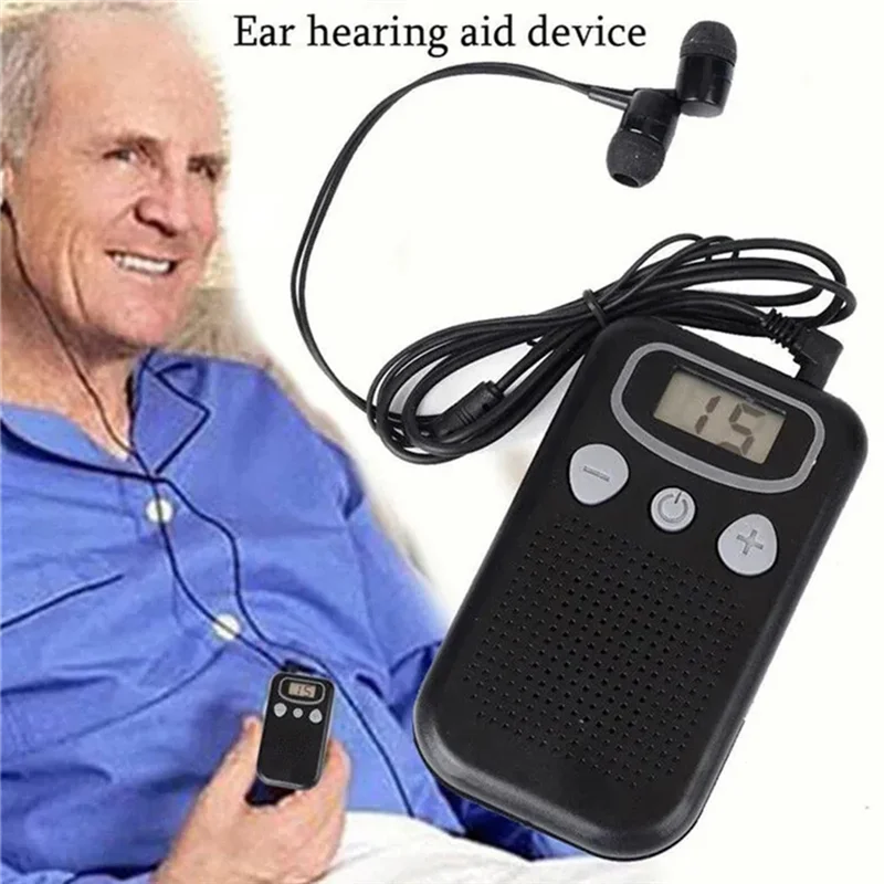 Sound Amplifier Pocket Voice Enhancer Device Large LCD Screen Enhance The Human Voice Clear Human Voice Projectionn01r
