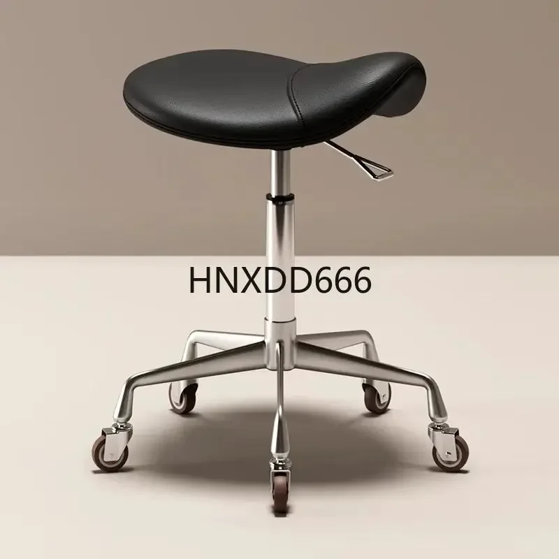 Hair Stool Pulley Rotates and Lifts Hair Stylist Stool