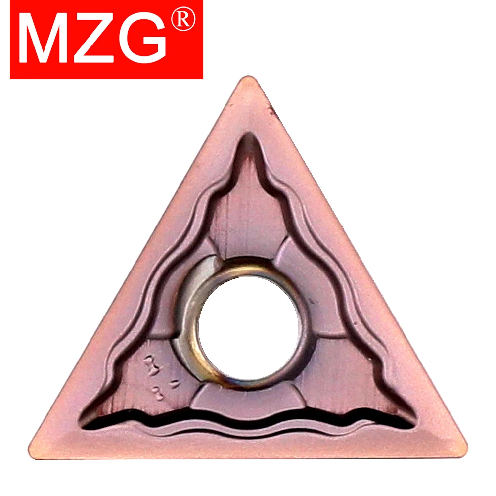 MZG 10pcs TNMG 160404 160408 HA TM HQ CQ Turning Inserts Tool Carbide Blades CNC Lathe Machine Cutter for Metal Stainless Steel