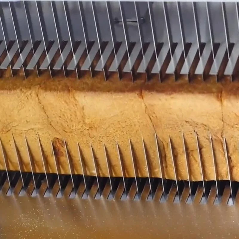 Commercial Automatic Stainless Steel Motor 1.5KW Bread Slicer Multifunctional Square Toast Cutting Slicing Machine