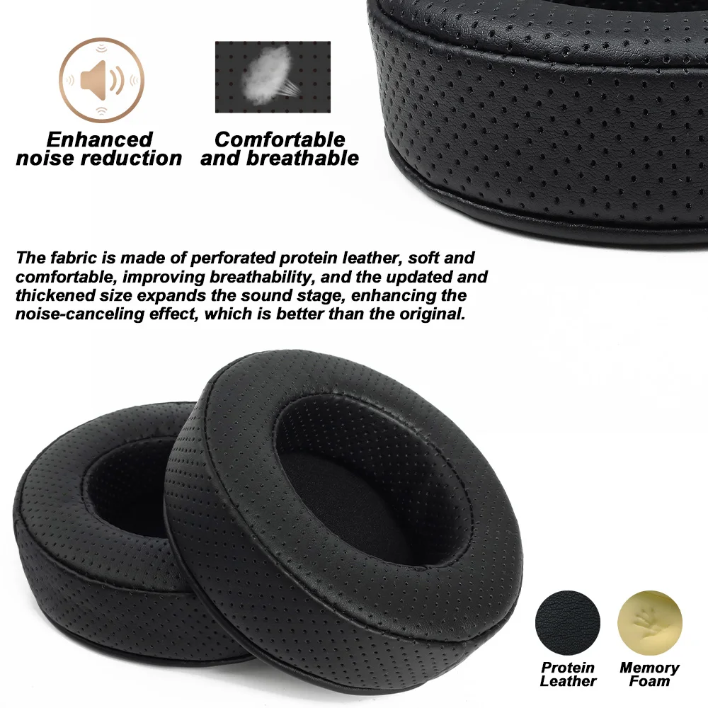 Earphone pads For Redragon H991 TRITON replacement  Earpads headphones Mesh cloth Memory Covers Sponge Soft Protein