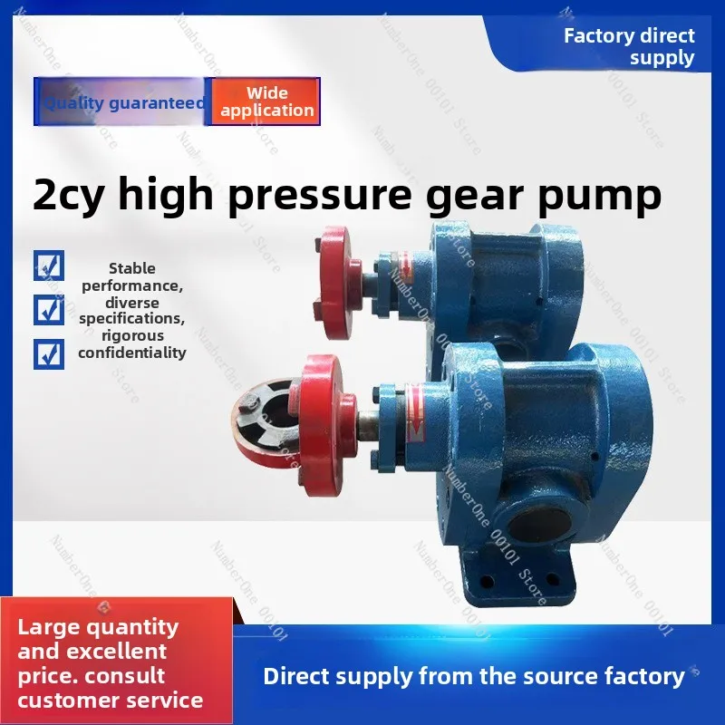 2CY Series High Temperature Self-priming Gear Oil Pump Model 08/2.5, 2.1/2, 3/2.5 for Residual Slag Oil Transfer