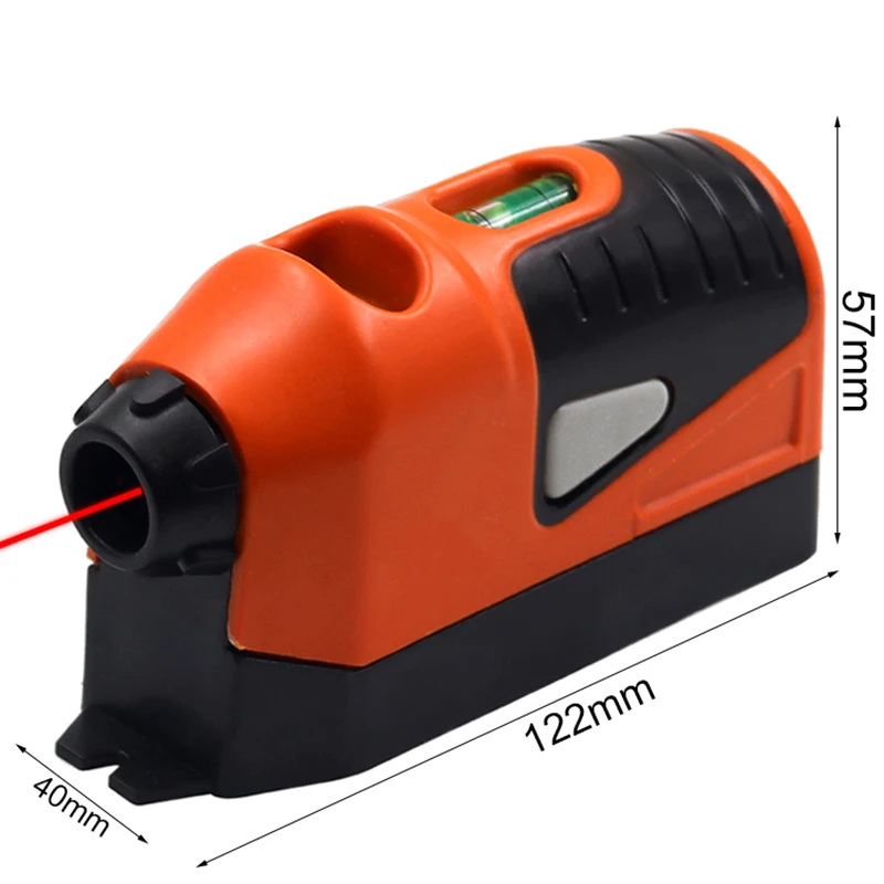 Mini Vertical Spirit Level Tool Laser Level LASER STRAIGHT THE Laser Guided Level Line Measurement Gauge Tool