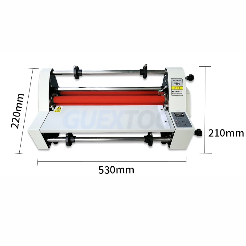 V350 Hot Laminating Machine Photo Album Electronic Temperature Control  Laminating  Hot Laminating Machine Film Pressing Machine