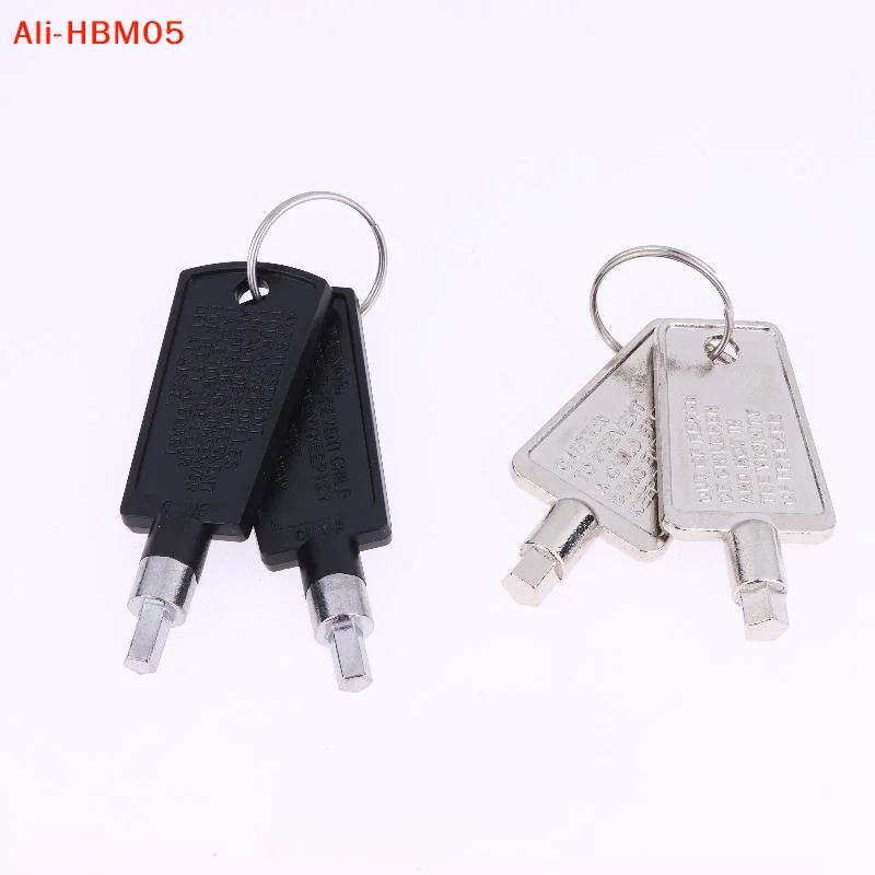 (HB05)2Pcs Freezer Refrigerator Door Key Lock Pentagon Keys Part Accessories For Haier