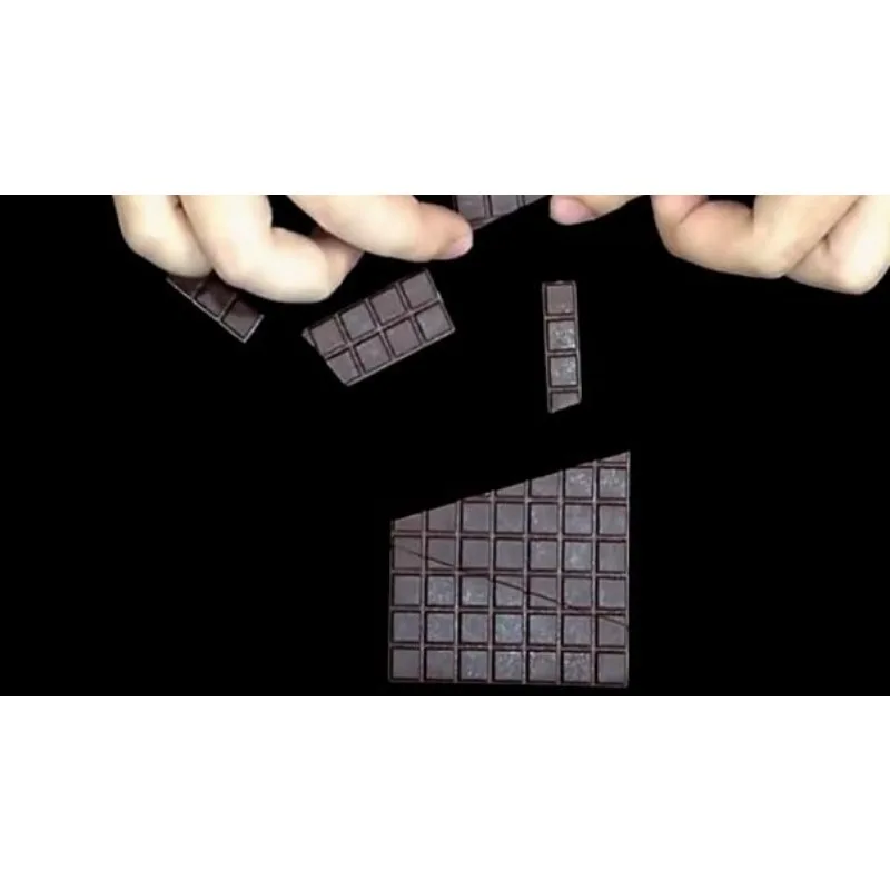 

Puzzling Chocolate Magic Tricks Plastic Chocolate Break Close Up Street Illusions Gimmicks Mentalism Magie Props Puzzle Toy