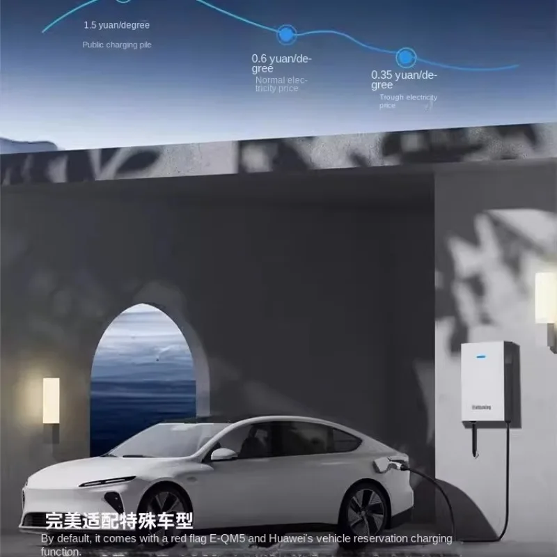 New Hot Sale OEM DC Wall EV Charger 7KW New Home Electric Car Charging Station Wattsaving Hot Sell in China for Hongqi EQM5 NIO