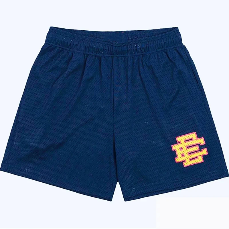 EE ベーシックショーツメンズヨーロッパアメリカンファッションバスケットボールショーツ男ジムフィットネスランニング速乾性カジュアルメッシュショートパンツジョギング