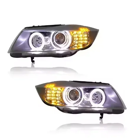 Premium Auto LED Headlights For BMW 3 Series E90 2005-2012 Enhanced Visibility Head Lamps Turn Signal High Low Front Beam