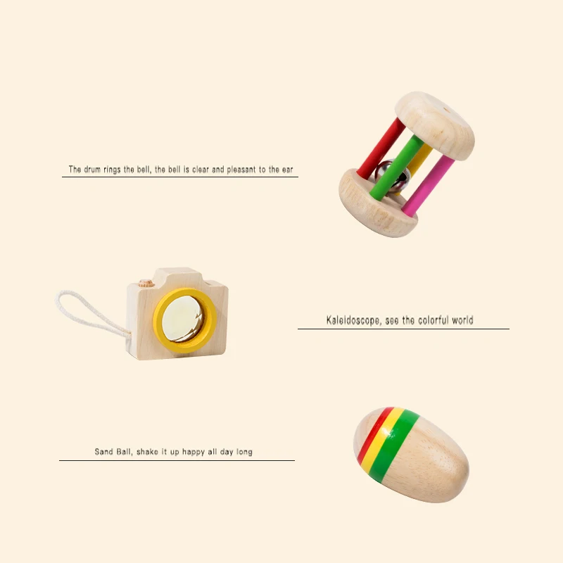 Ensemble de jeux de hochet pour bébé, jouets mentaires oriels pour tout-petits garçons et filles, blotingxylophone musical, 6 pièces