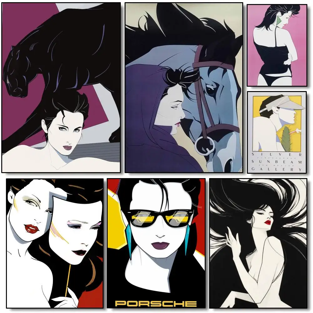 Artist P-Patrick N-Nagel Poster Modern Aesthetic Wall Art | Stylish Bedroom Home Decor & Unique Gift Ideas