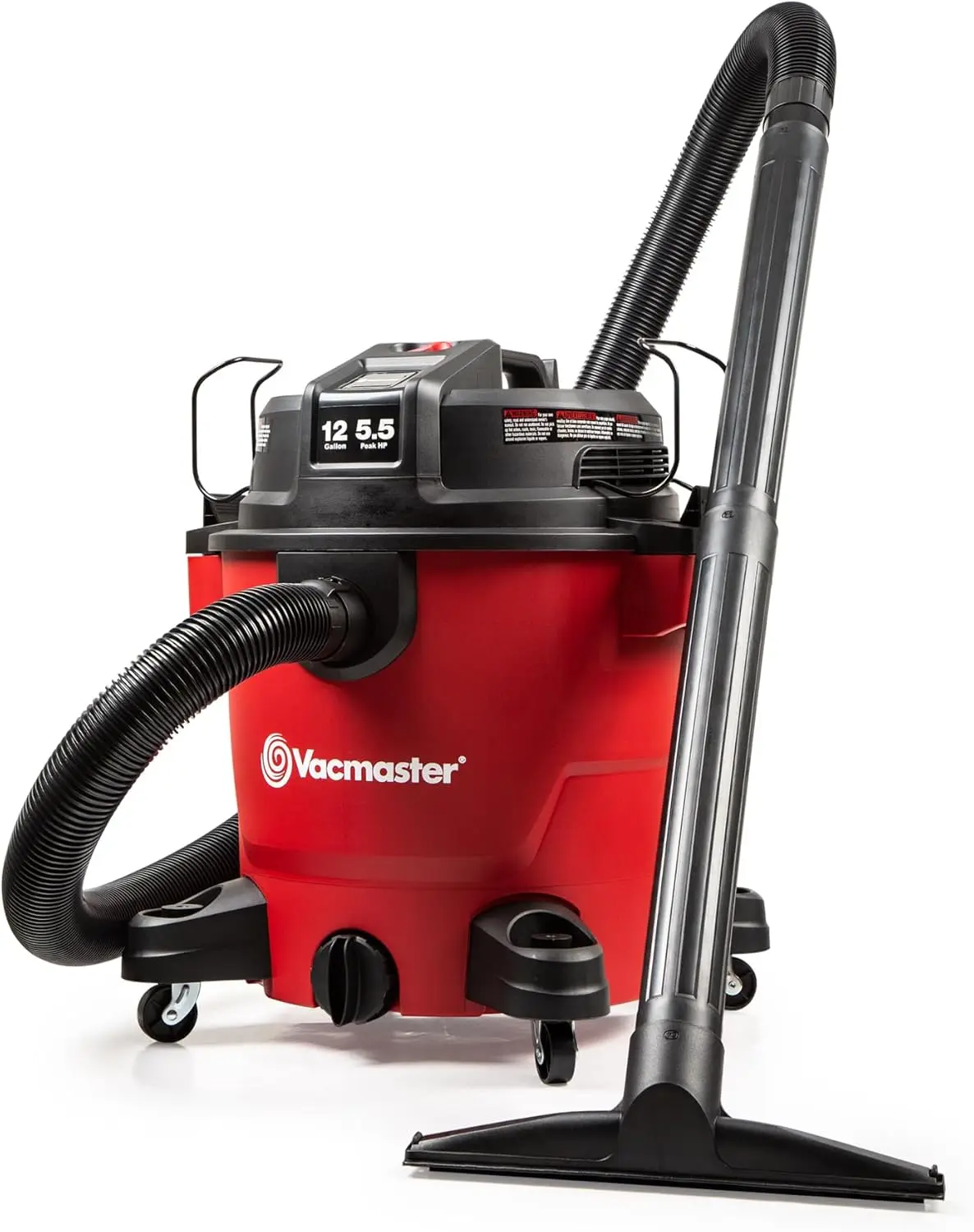 Aspiradora de Alta Resistencia para Húmedo/Seco de 12 Galones con 5.5 HP de Potencia Máxima para una Limpieza Potente - VJH1211PF