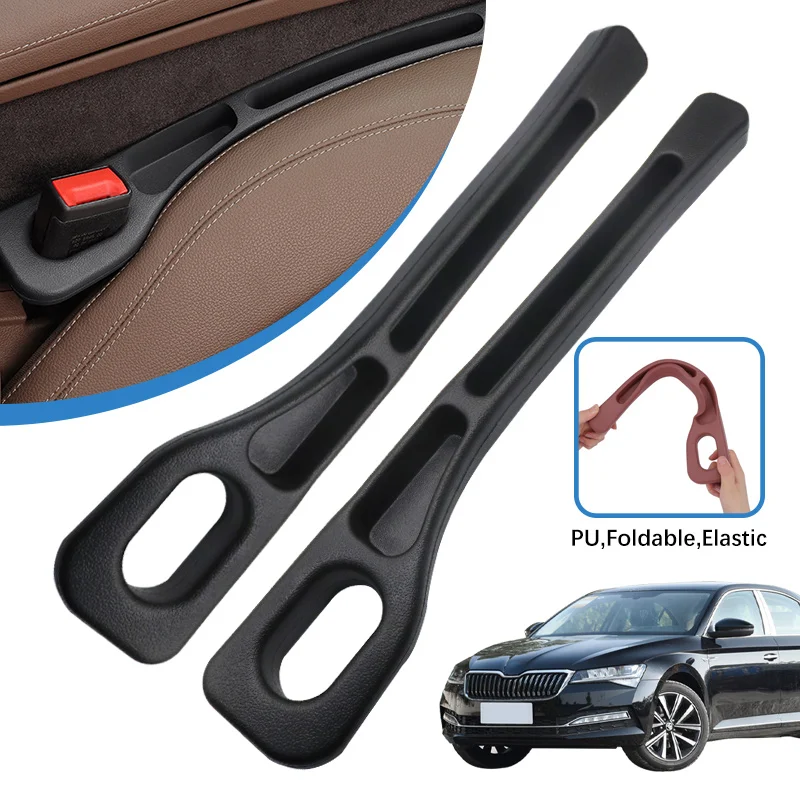 

Car Seat Gap Filler Side Seam Plug Strip Leak-proof Filling Strip For SKODA Superb Car Decoration Accessories